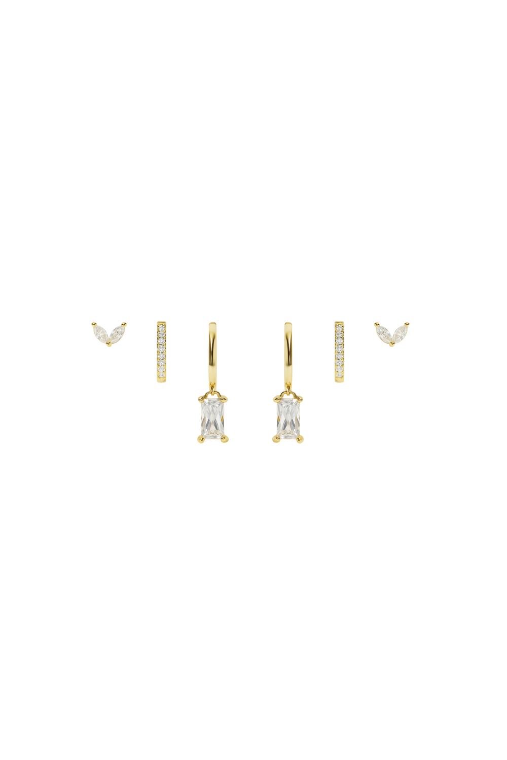 Indigo Earrings Set